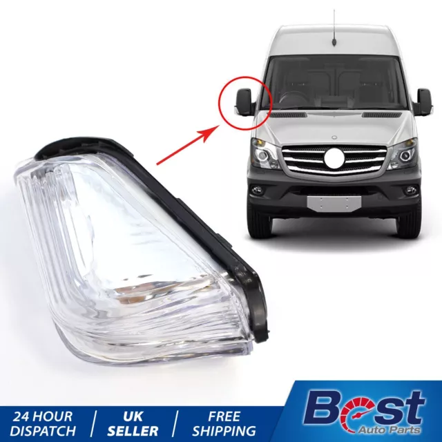 Mirror Indicator Repeater Lens Right For Mercedes Sprinter 2006-On Vw Crafter