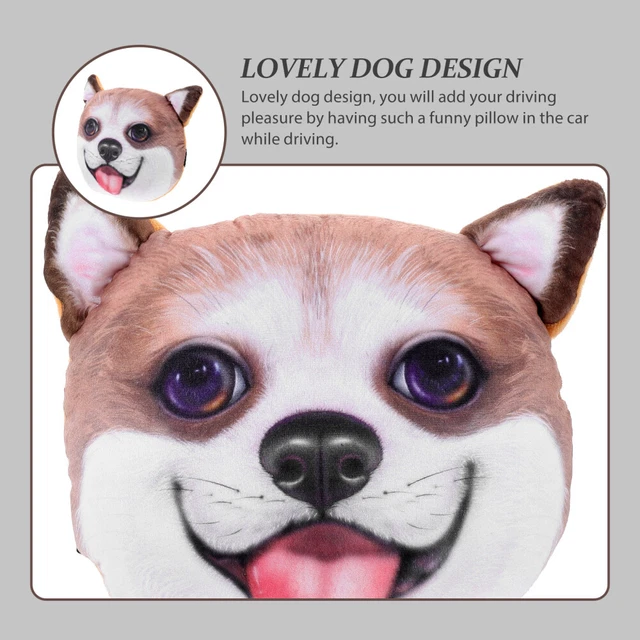 Cat Neck Pillow Small Neck Pillow Car Neck Pillow Car Seat Headrest Dog Head 9