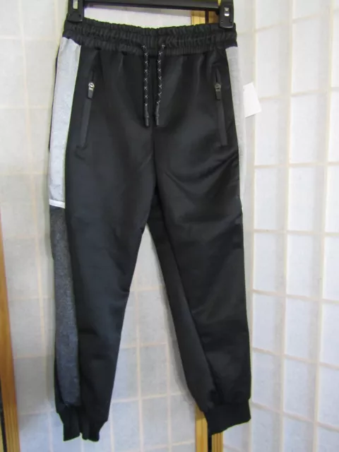 NWT Liberty Valor Hudson Fleece Unisex Black Drawstring Poly/Cott Sweat Pants 8