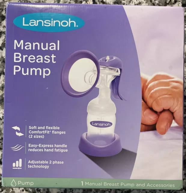 Brand New Sealed - Lansinoh Manual Breast Pump for Breastfeeding