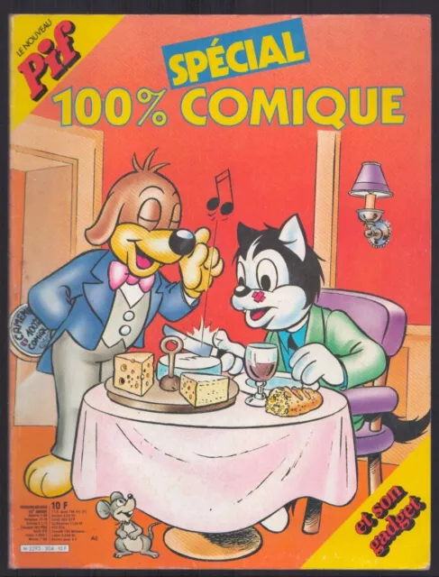 Le Nouveau Pif Special 100% Comique  N°304 . 1983 . Pif Gadget .