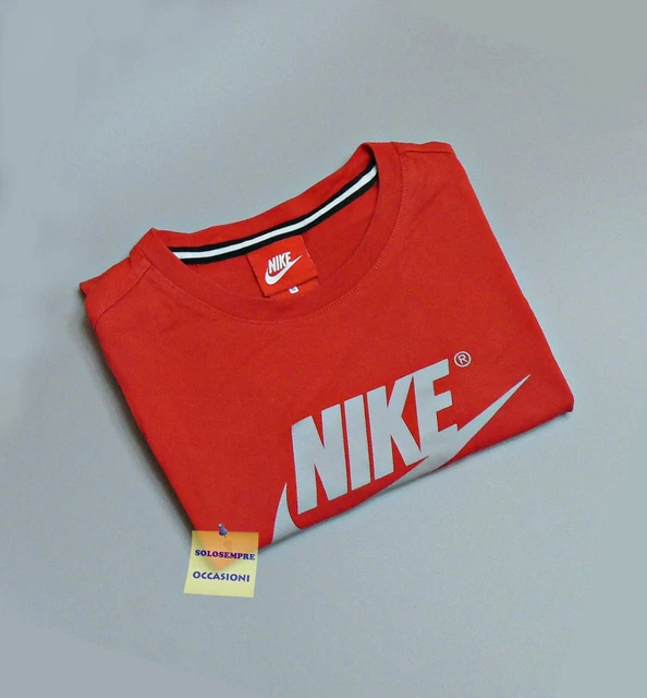 T-Shirt maglietta Nike Air Bambino Bambina 8 10 anni maniche corte colore rosso