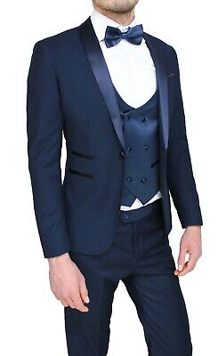 Blu navy Unica Lester Cravatte e accessorio sconto 61% MODA UOMO Tailleur & Completi Elegante 