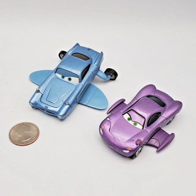 DISNEY PIXAR CARS 2 Finn McMissile Holley Shiftwell Lot x2 Diecast ...