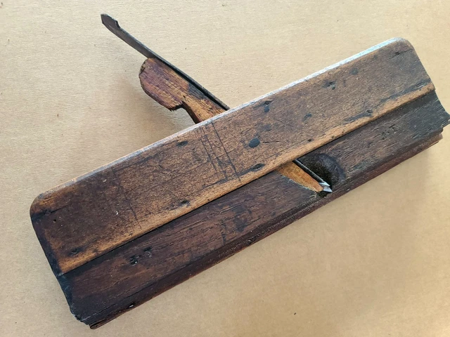 n° 56 old tool plane, OUTIL ANCIEN, vieux rabot Stockholm de tonnelier