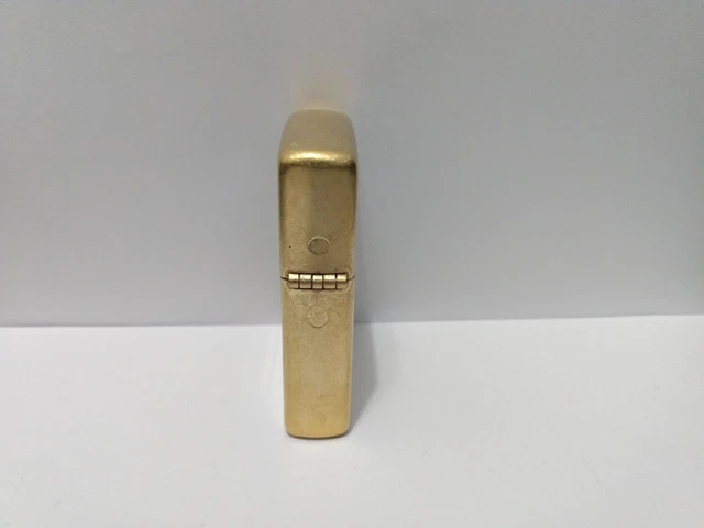 Zippo 2004 J 04 Gold Dust Brass Case No Insert No Box Read 3
