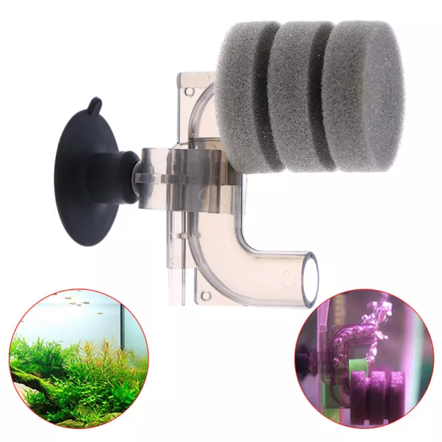 Aquarium Filter Fish Tank Shrimp Pond Air Pump Biochemical Sponge FilterS @-@