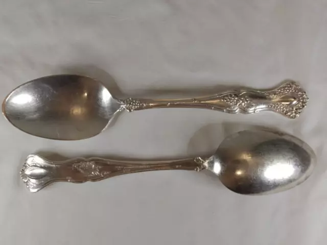 Rogers Bros 1847 Antique Triple XS  Silver-plate Spoons Grape Pattern Set Of 7