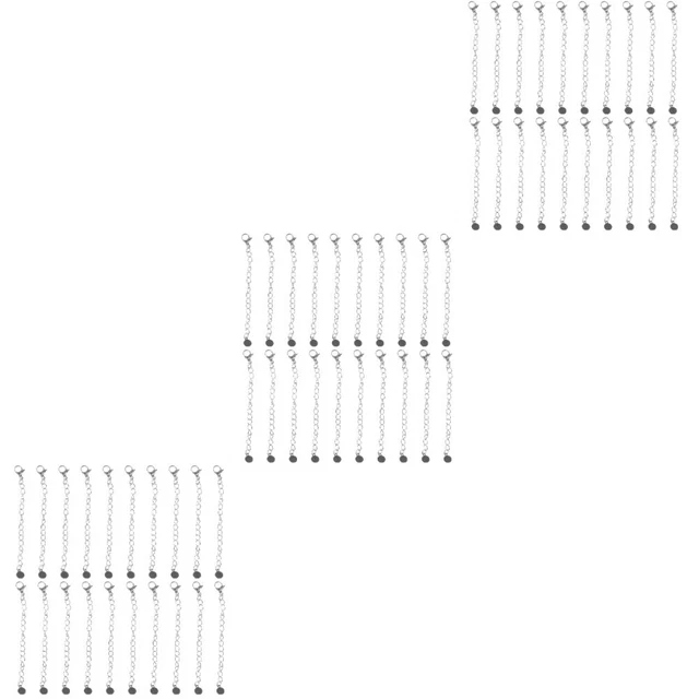 60 pz Collana Estensori Catena Bracciale Estensione Catena Portatile