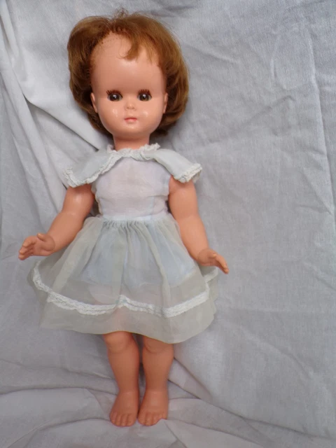 Poupée Clodrey Polyflex 50cm – Tenue D'origine, 1960, Manon Cécile Brune, France
