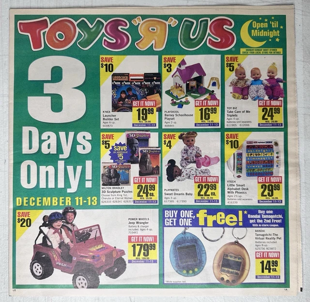 Toys R Us Catalogue FOR SALE! - PicClick UK