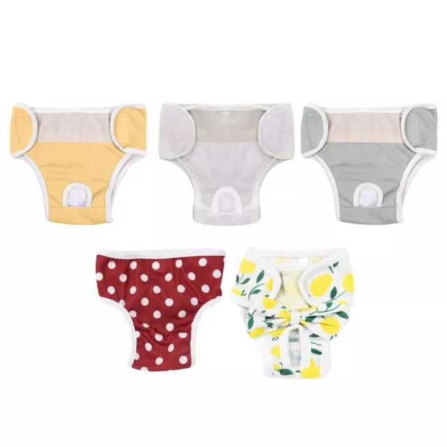 Female Small Pet Dog Puppy Hygiene Diapers Pant Washable Reusable Nappy Pants 1x
