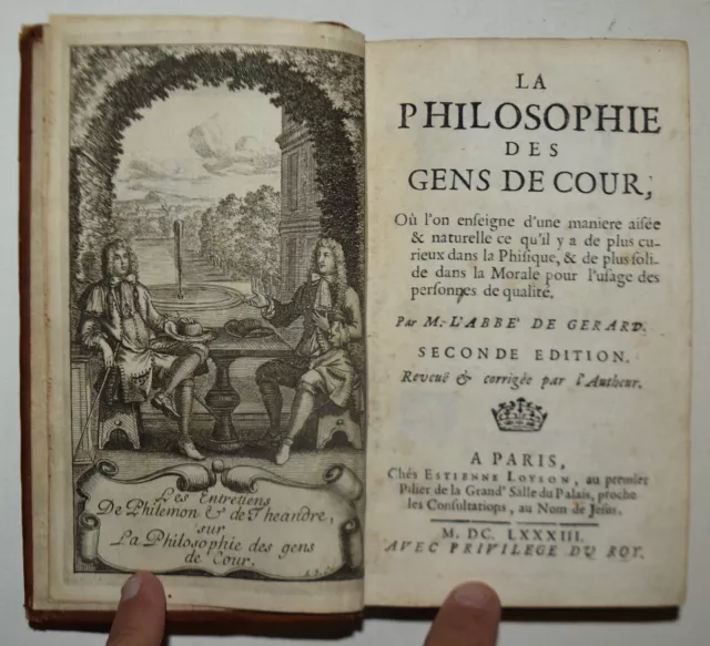 LA PHILOSOPHIE - fig. 1683 - Gerard - filosofia
