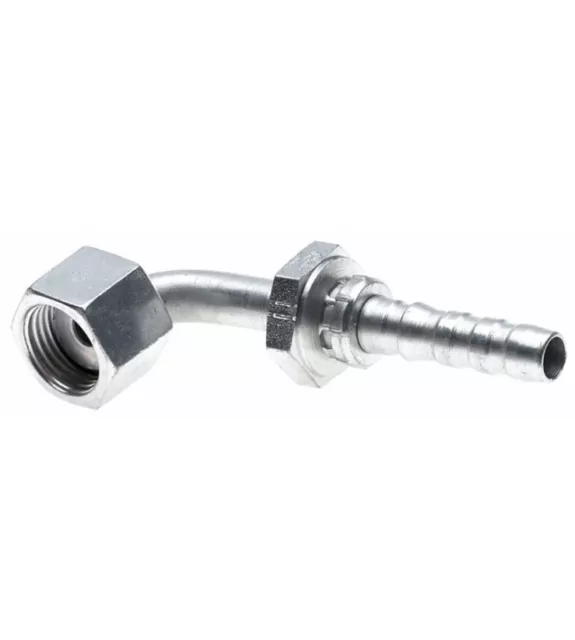8GS-8FFORX90S GlobalSpiral Coupling Female Flat-Face O-Ring Swivel - 90°