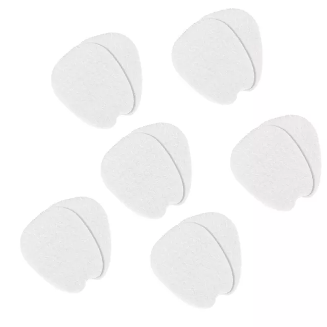 Forefoot Cushion 6 Pairs High Heel Inserts Felt Shoe Cushions White