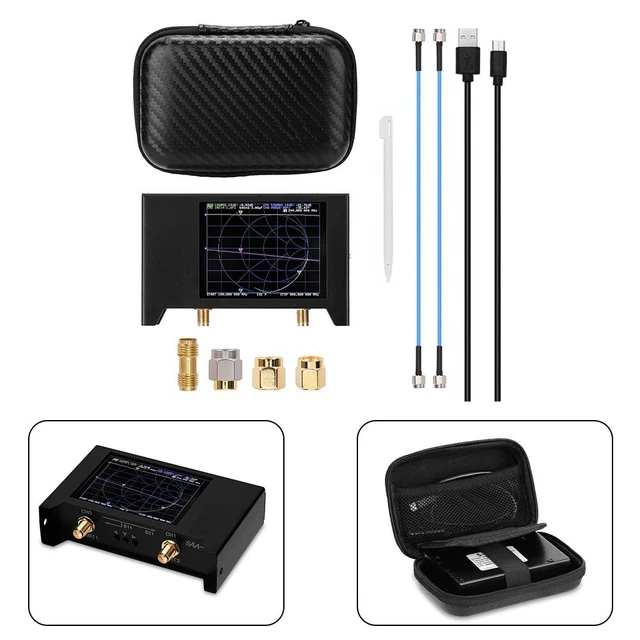 Analyseur D'Antenne NanoVNA V2 50kHz-3GHz - Coque Métal - Pour Réglage Antennes Radio