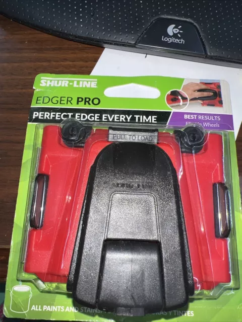 SHUR-LINE Edger Pro Paint Pad-Best Results-Flip Up Wheels-Perfect Edge