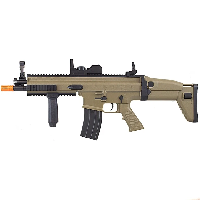 FN SCARL MK16 FULL AUTO ELECTRIC AEG AIRSOFT RIFLE GUN w/ RED DOT
