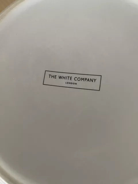 The White Company London - Large White Ceramic bowl, with ripple finish