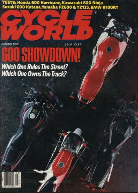 1988 March Cycle World - Vintage Motorcycle Magazine