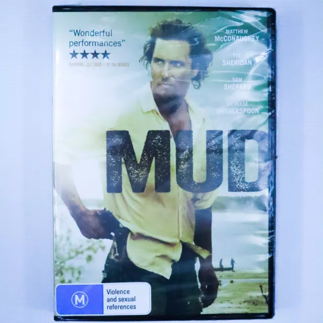 NEW Mud (DVD, 2013) Matthew McConaughey, Reese Witherspoon - Drama Film Movie