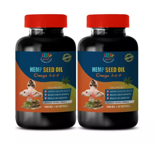 healthy gut liquid capsules - HEMP SEED OIL ORGANIC 1400mg 2B - healing hemp