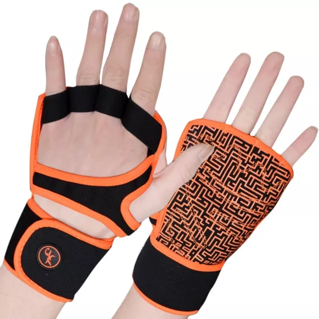 NEW Weight Lifting Fitness Gym Workout Training Wrist Wrap Strap Gloves UNISEX
