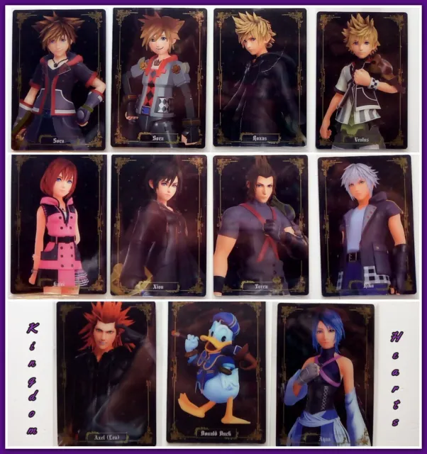 Kingdom Hearts Wafer Card 20th Anniversary Choose ( Bandai ) Sealed
