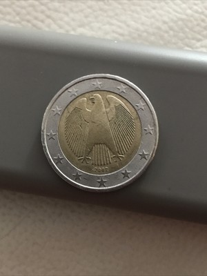 Pièce De 2 Euros Rare Aigle Fédéral 2002