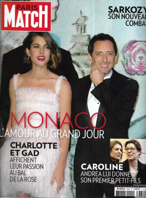 PARIS MATCH n°3332 29/03/2013  Casiraghi & Elmaleh/ Bellucci/ Sarkozy/ Touareg