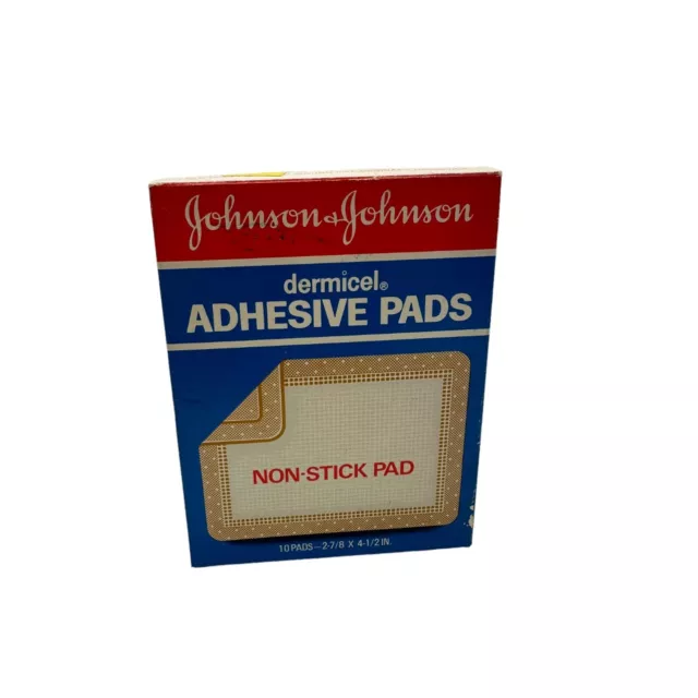 Johnsons & Johnsons dermicel Adhesive Pads Non-stick Pad Bandage 10 Pads 3