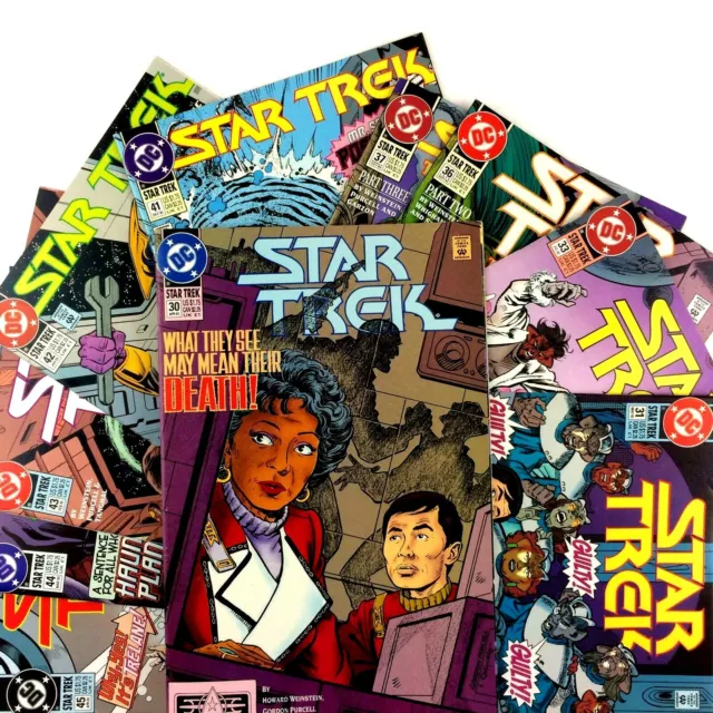 Star Trek 10 Comic Lot DC Volume 2 Issues 30 31 33 36 37 41 42 43 44 45