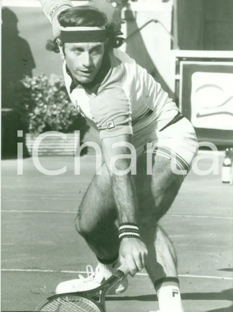 1980 ca TENNIS Campione Guillermo VILAS con divisa FILA *Fotografia