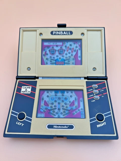 VINTAGE 1983 GAME & WATCH - PINBALL PB-59 - LCD Game (Very Good
