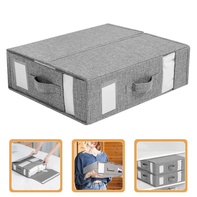Furnhome Confezione da 6 organizer per lenzuola 2024, per letto king size, queen size, matrimoniali, pieghevoli, organizer per lenzuola, copripiumini e federe