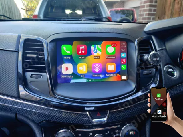For Holden Vf Commodore 13-17 Gps Apple Carplay Android Auto Bluetooth Head Unit