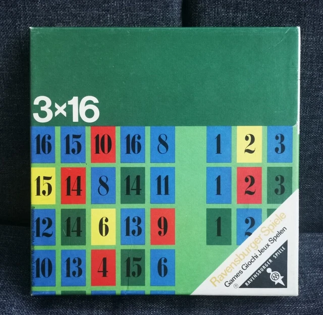 3x16 - Vintage Ravensburger Brettspiel - Traveller Edition - Rarität - Gebraucht