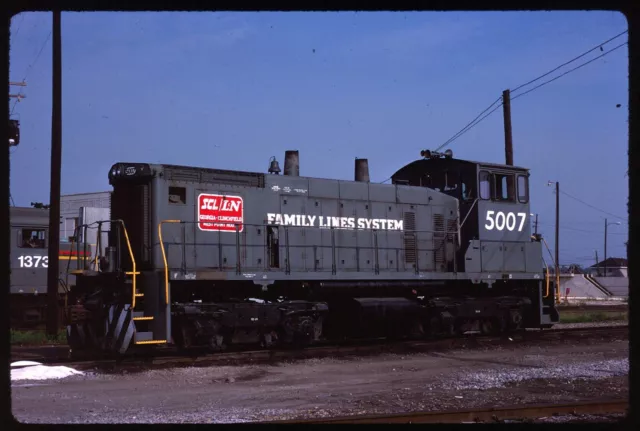 Original Rail Slide - SBD Seaboard Family Lines 5007 Mobile AL 8-6-1983