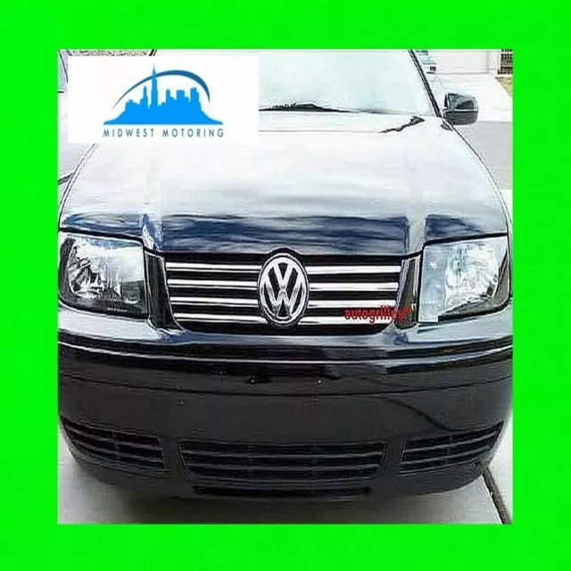 1999-2005 Vw Volkswagen Jetta Chrome Grille Trim 99 00 01 02 03 04 05