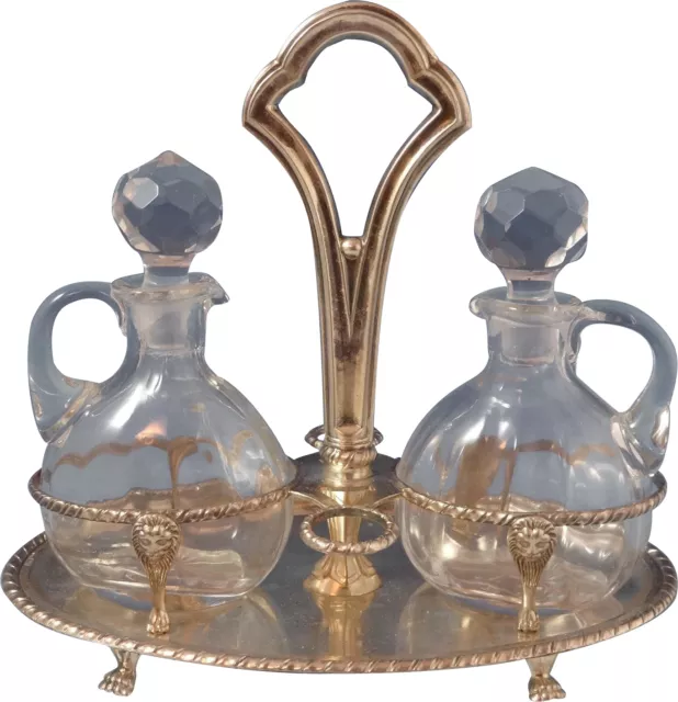 Saint Mark / San Marco by Zarmella Argenti .800 Silver Cruet Set (#0908)