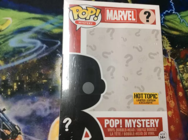 Funko Pop Mystery Marvel Hot Topic Limited Edition Exclusive Vinyl Bobble Head