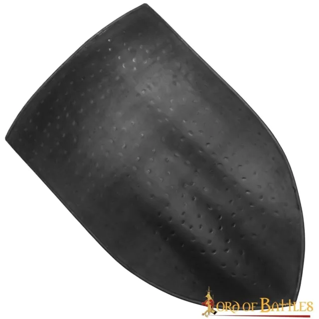 Medieval Shield Hand Forged Steel Late 12th Century SCA Historical Heater Armor