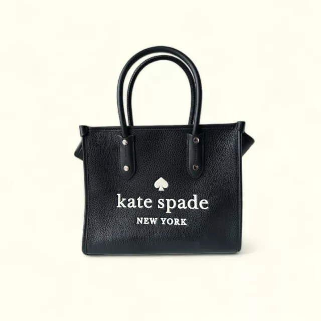 kate spade tote bag medium black leather