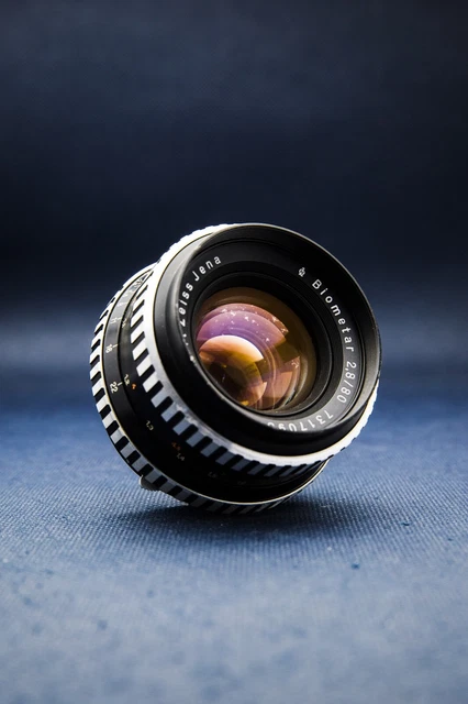 Carl Zeiss Jena Biometar 2,8/80 ZeBrA Vintage lens Pentacon Six Six Exakta 66