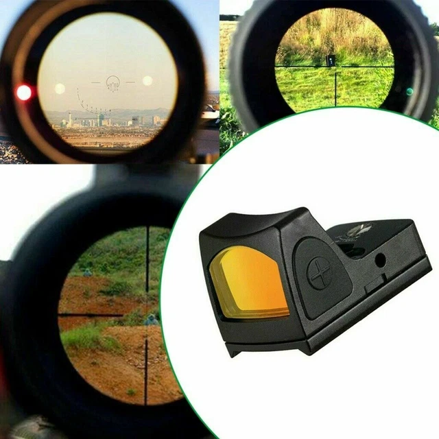 Mini RMR Red Dot Tactical Reflex Sight For Pistol Glock 17 19 - 20mm Mount