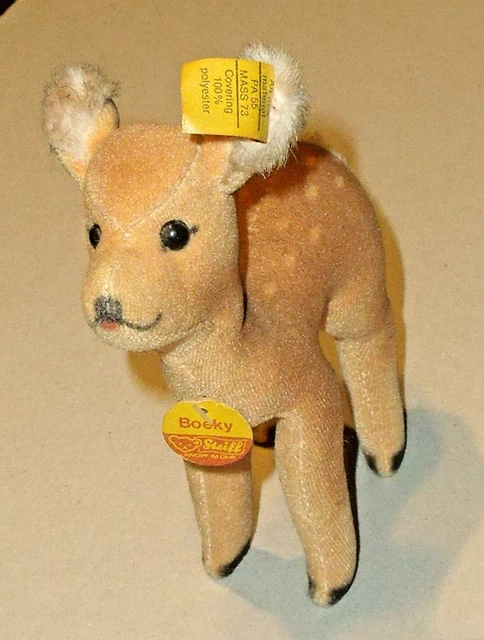 Lot De 5 Animaux Miniatures Steiff Originaux De 1964 - Collection
