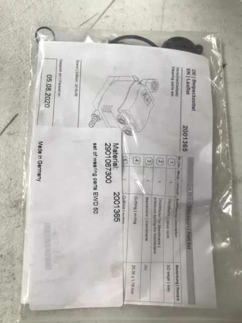 Atlas Copco  2901 067300 Drain Valve Kit EWD50