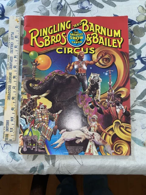 Ringling Bros. and Barnum & Bailey Circus 1982 Vintage Program 111th  Edition