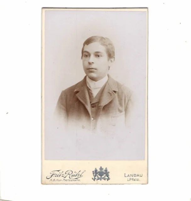 CDV Foto Herrenportrait - Landau 1890er