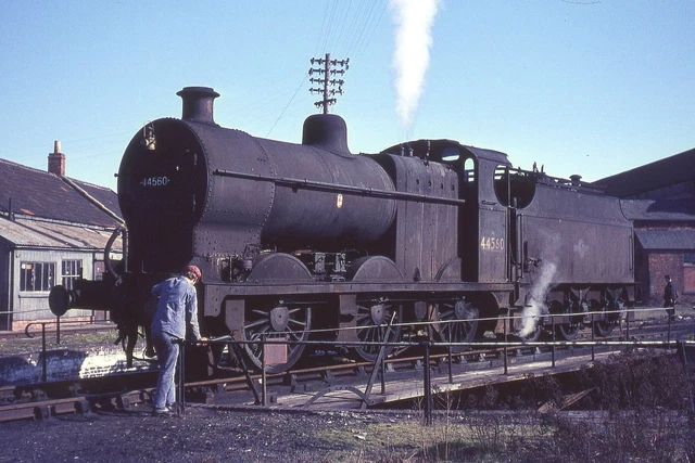 CLASS 4F 0-6-0 44560 being turned at Highbridge 6x4 Quality British ...